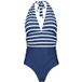 Rock Rebel by EMP Rock Zwempak Retro Neckholder Swim Suit S tot M voor Vrouwen navy
