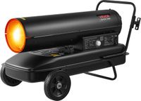 VEVOR 50 kW Diesel Heteluchtkanon Zwart