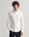 Gant Slim Fit overhemd van katoenen popeline met lange mouwen en klassieke kraag - Wit - 4XL