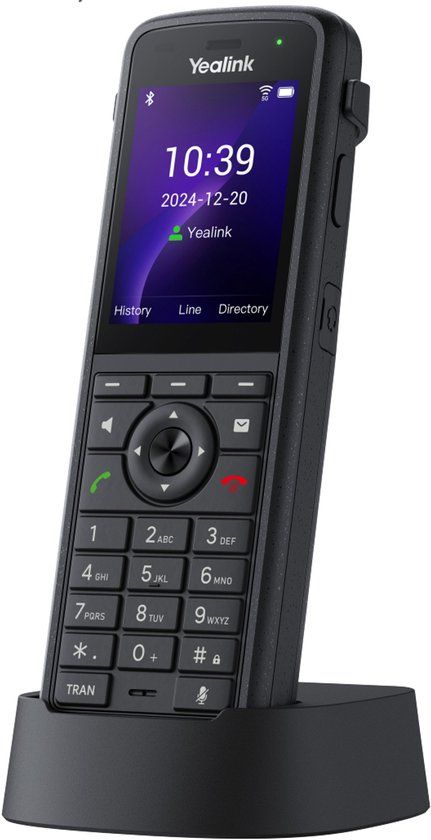 Yealink AX86R IP telefoon Zwart TFT Wifi