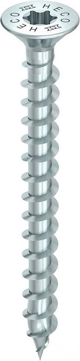 Heco Spaanplaatschroef TOPIX-Plus PK6x100VD TX30 Verzinkt - 100 stuks
