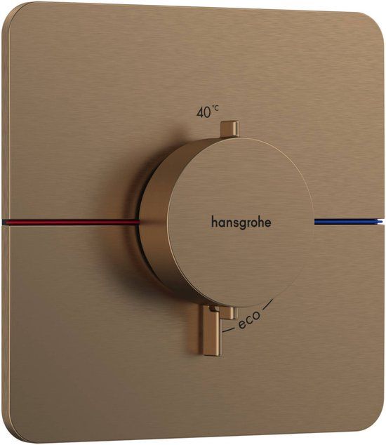 Hansgrohe ShowerSelect Comfort Q Afbouwdeel Inbouwthermostaat Brushed Bronze | 15588140