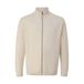 s.Oliver Big Size gilet en maille en coton - beige