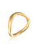 Elli - Ring - Dames Stapel Basis Golf Filigraan Goudkleurig - Dames