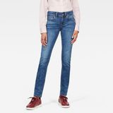 G-Star Midge Slim Straight Wmn Dames Jeans Medium Indigo Aged W29 x L36