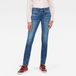 G-Star Midge Slim Straight Wmn Dames Jeans Medium Indigo Aged W29 x L36