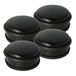 Westcott Deurstopper van roestvrij staal, zwart, 4 stuks