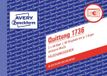 Avery-Zweckform 1736 Kwitantieformulier Din A6 Liggend Aantal Paginas: 40 Wit 80 Vellen