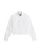 Tommy Hilfiger Relaxed Crop Shirt Ecru