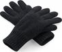 Beechfield Classic thinsulate handschoenen zwart S/M