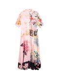 Desigual Jurk gemengde kleuren / lichtroze