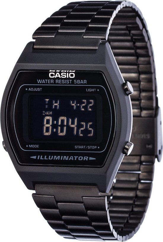 Casio Vintage Edgy B640WB-1BEF Digital Watch - Black - 35mm