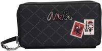 Anekke Mademoiselle Passport Wallet Multicolor donkergrijs