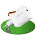 conecto USB C-oplader, 2-poorts meervoudige adapter, voeding 45 watt snellader, compatibel met Apple iPhone 15, Samsung, tablet, laptop UVM, GaN QC PD Charger, wit
