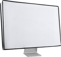 kwmobile beschermhoes monitor geschikt voor 27-28" Monitor hoes - Computerscherm cover - Computer accessoires - PC scherm stofkap in wit
