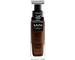 NYX Professional Makeup Can't Stop Won't Stop 24-Hour Foundation - Warm Walnut - 30ml
