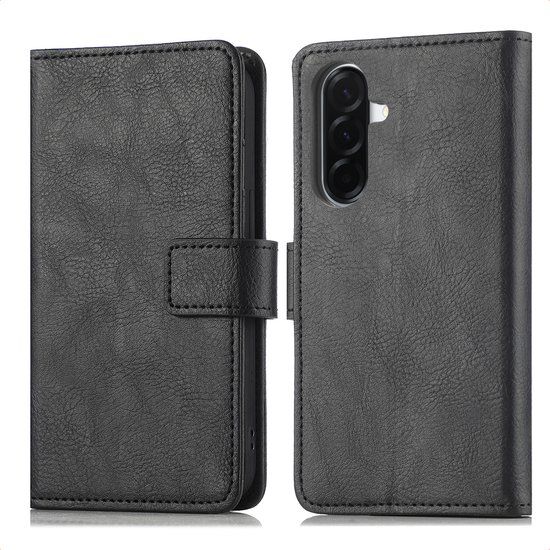 imoshion Luxe Bookcase - Geschikt voor Samsung Galaxy A37 (5G) - Zwart