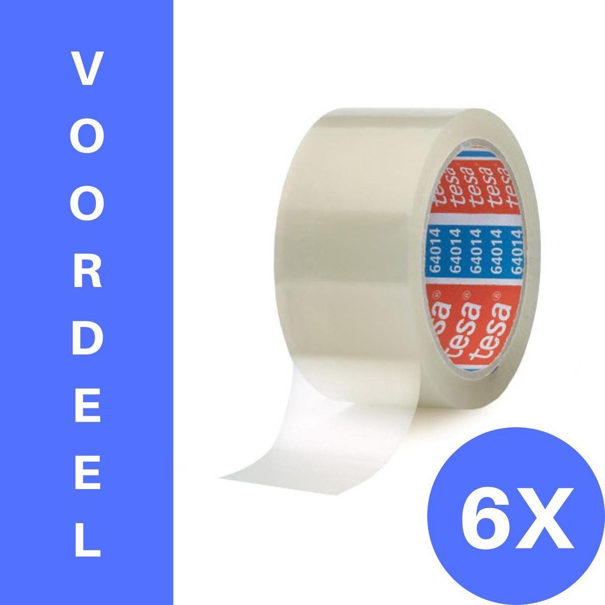tesa 64014-00038-00 Verpakkingstape 50 mm x 66 m, transparant