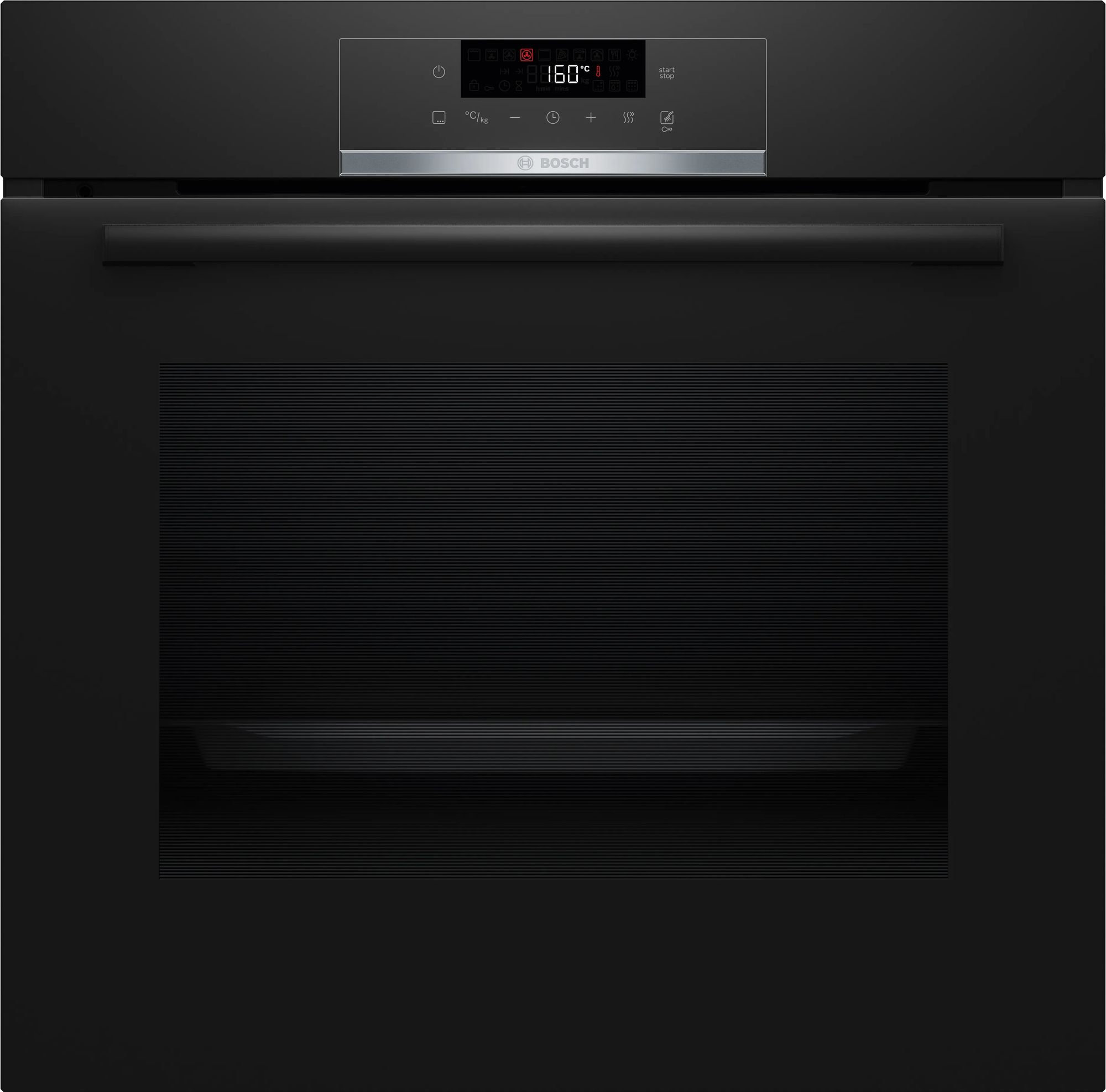 Bosch Serie 4 HQG572BB3F Inbouwoven - 71L - 3600W - Zwart