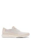 Clarks Easeway Lace Lage Sneakers Heren Wit Leer Maat 43