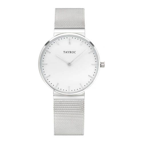 Tayroc horloge TY144. Zilverkleurig