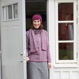 Ivanhoe of Sweden Freya Gebreide Hoofdband Wol One Size Donkerblauw