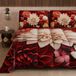 PETTI Artigiani Italiani Bedrukt winterdekbed 270 × 260 cm | Bloemen 05 24