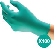 Ansell TouchNTuff® 92-600 Nitril Wegwerp Handschoenen, S, Groen, 100 stuks