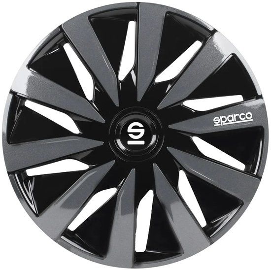 Sparco Wieldoppen Lazio - 15 inch - Zwart/Grijs