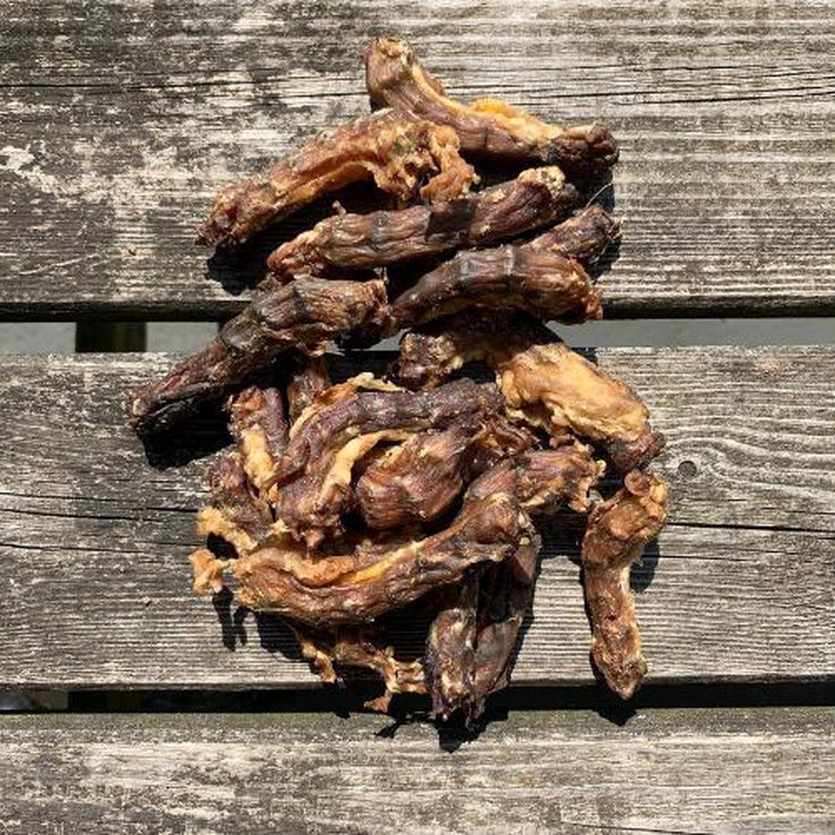 Versvleeshonden.nl Kippennekken - hondensnack - 1 kg - Graan- en glutenvrij