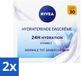 NIVEA Essentials Dagcrème Hydraterende Gezichtscrème Normale tot gemengde huid SPF 30 Vitamine E Lotusextract 2 x 50 ml