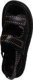Super Mode He Valentine Sandalen met klittenband Zwart