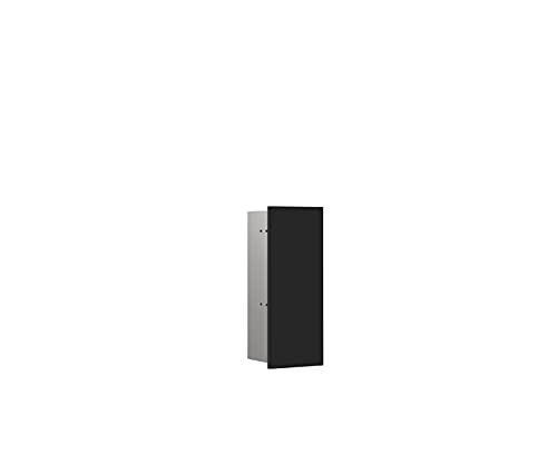 Emco ASIS Pure inbouw-toiletborstelgarnituurmodule zwart mat