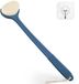 OEM Shenzhen Haorui Industrial Technology Co., Ltd. Rugborstel - Met 43 cm lange antislip handgreep - Voor natte en droge lichaamsreiniging - Voor mannen en vrouwen - Blauw