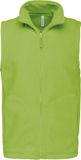Kariban Fleecebodywarmer 'Luca' Limoengroen XXL