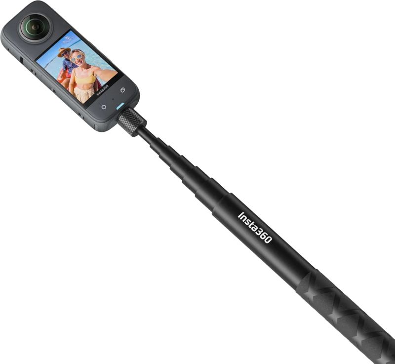 Insta360 Invisible Selfie Stick - Zwart - Camera - Aluminium