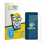 BROTECT Screenprotector 3 Stuks voor Gigaset GS6 Pro (case-friendly) Beschermglas transparant