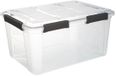 5Five opberg Box met deksel - Solutions Protect - 50 liter - 58 x 38 x 32 cm - kunststof - transparant - extra stevig