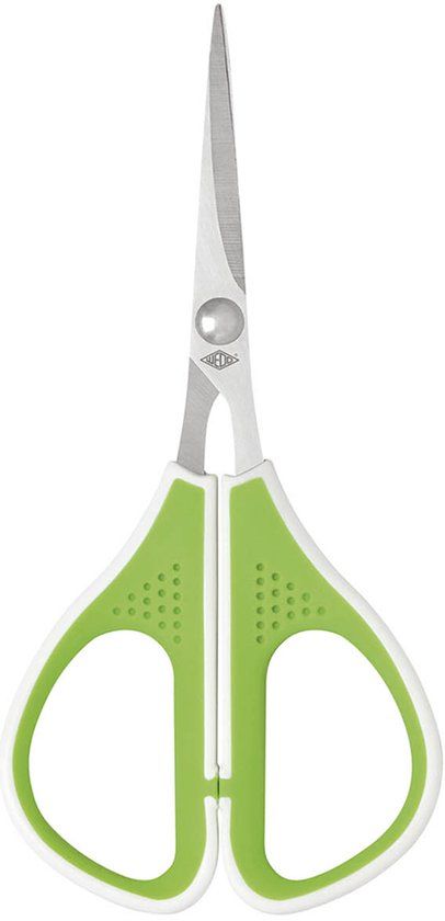 Wedo Comfortlijn scherpe silhouetschaar 114 mm Groen, Wit