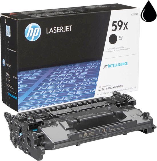 HP 59X Black LaserJet Toner Cartridge CF259XC