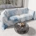PETTI Artigiani Italiani - Sprei voor eenpersoonsbed, licht, laken, hemelsblauw, 100% hypoallergene microvezel