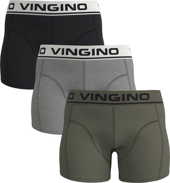 Vingino Boys Boxer (3-pack) - Grey Melee - Size 110/116