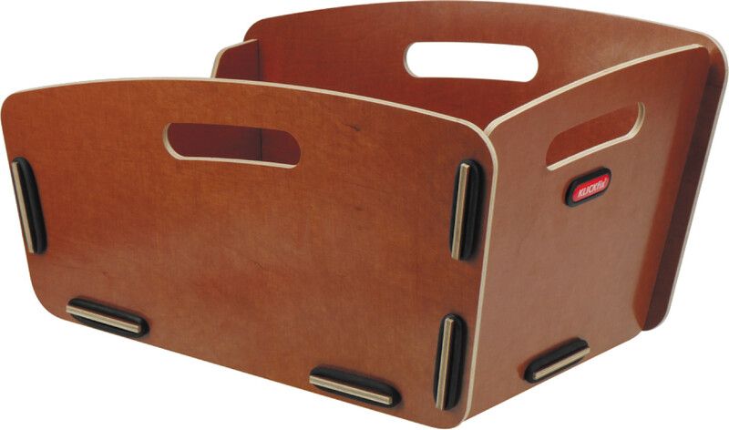 KlickFix Radkiste 2 Basket with Clip, natura