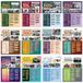 Decorably 12 Amerikaanse geschiedenisposters voor klaslokaal middelbare school, 12x16 inch mat gelamineerde educatieve sociale studies klasdecoraties