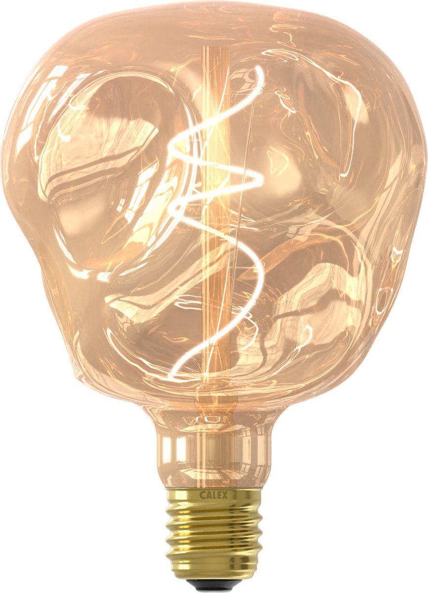 Calex Organic Neo Goud - E27 LED Lamp - Filament - Dimbaar - 4W - Warm Wit Licht