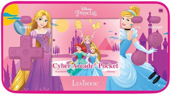 Lexibook Disney's Princesses Cyber Arcade Pocket-gameconsole - 150 Games - Pink