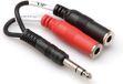 Hosa Technology Hosa YPP-117 Stereo Breakout 1/4 in TRS to Dual 1/4 in TSF