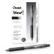 Pentel BK440-A Balpen met drukmechanisme en ergonomische driehoekige greepzone, zwart, 12 stuks