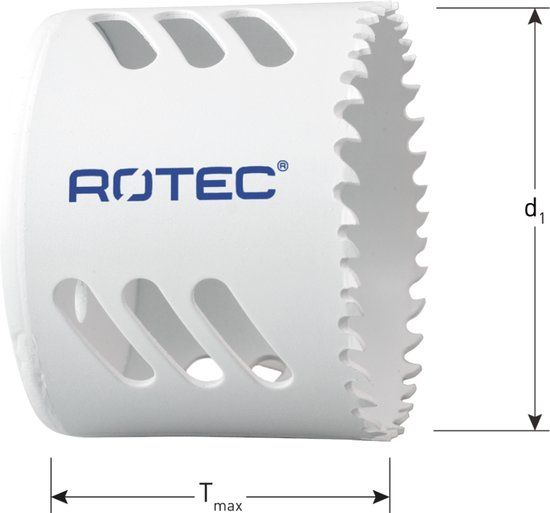 Rotec Gatzaag BiM-Co Normaal Vertand Tmax 48 ø20