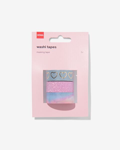 HEMA Washi Tapes Met Glitters - 3 Stuks